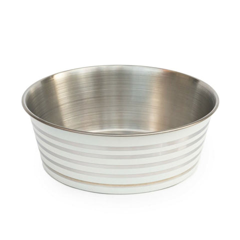 Superior Pet Goods Heavy Base Bowl Matte Beige