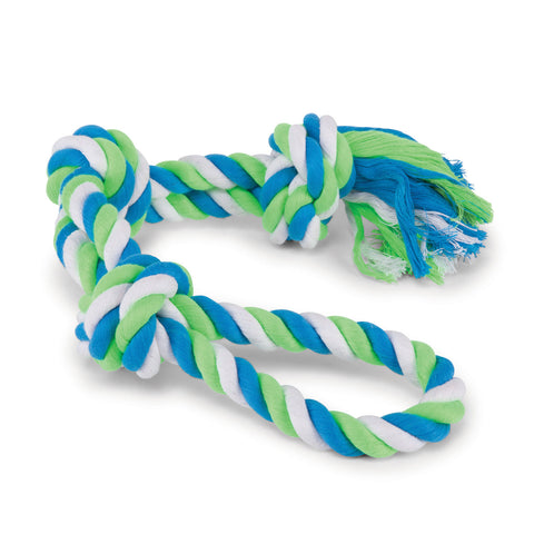 Kazoo Twisted Rope 3 Knot Tug Dog Toy X-Large