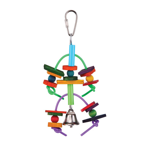 Kazoo Two Tier with Log & Bell Bird Toy