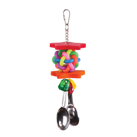 Kazoo Star Chips & Spoons Bird Toy