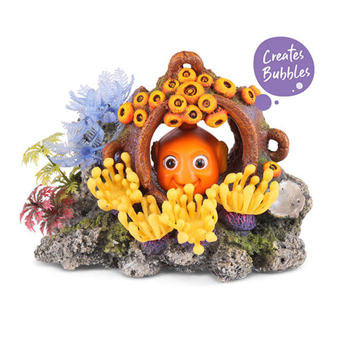 Kazoo Bubbling Coral with Hidden Fish Tank Ornament