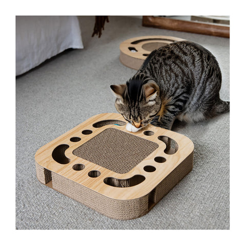 Superior Pet Goods 2-in-1 Cat Fun Centre Square