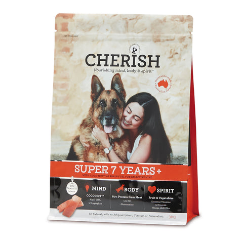 Cherish Super 7+ Years Adult Dry Dog Food 3kg