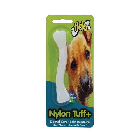 Fido Nylon Tuff+ Bone Beef Flavour Dog Toy