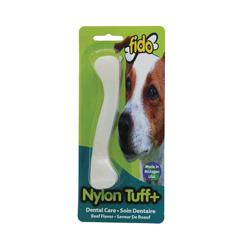 Fido Nylon Tuff+ Bone Beef Flavour Dog Toy