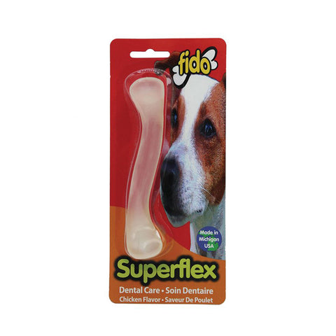 Fido Superflex Bone Chicken Flavour Dog Toy