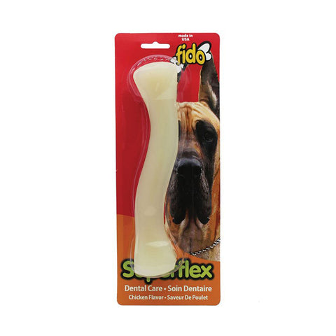 Fido Superflex Bone Chicken Flavour Dog Toy