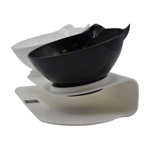 ZEEZ Double Elevated Tilted Cat Bowl 2x250ml