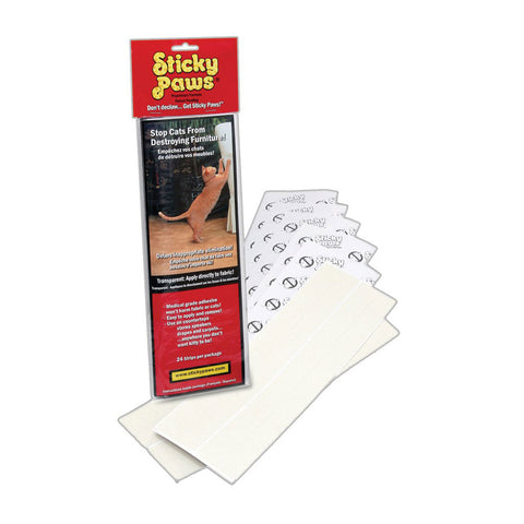 Sticky Paws 24 Strips 4.5 x 29cm