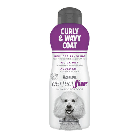 Tropiclean PerfectFur Curly & Wavy Coat Shampoo for Dogs 473ml