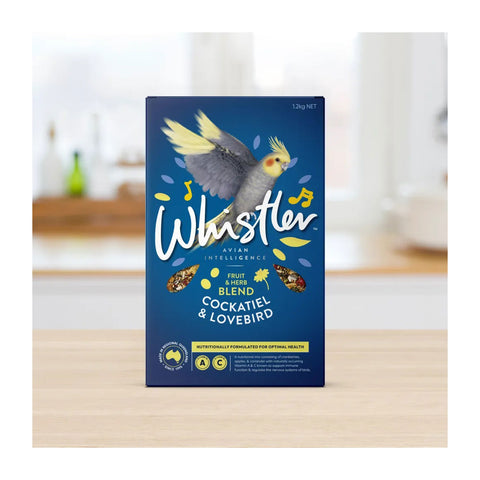 Whistler Cockatiel & Lovebird Fruit & Herb Blend 1.2kg