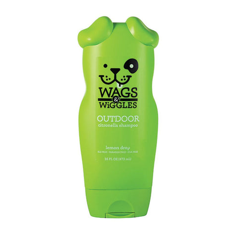 Wags & Wiggles Outdoor Citronella Shampoo Lemon Drop 473ml