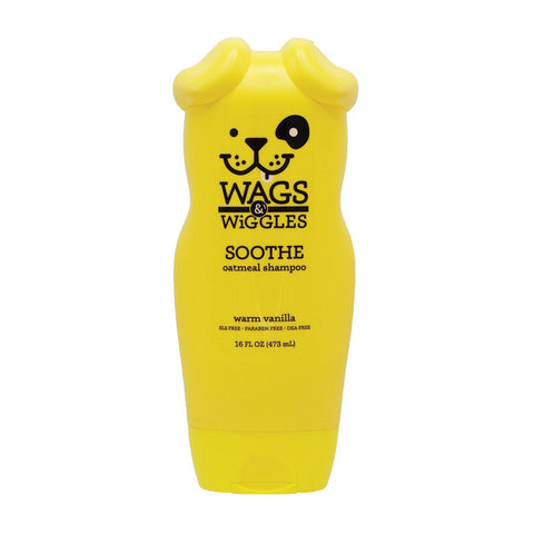 Wags & Wiggles Soothe Oatmeal Shampoo Warm Vanilla 473ml