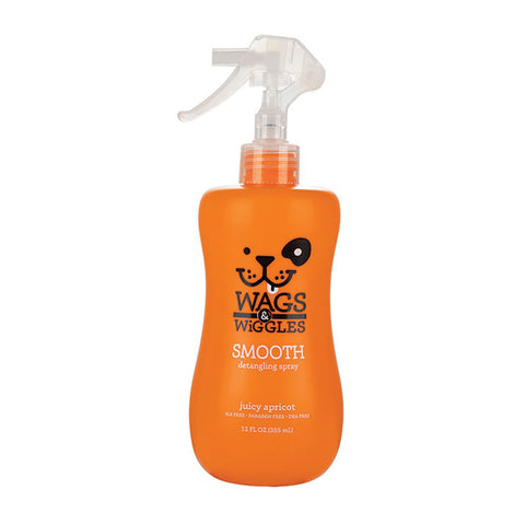 Wags & Wiggles Smooth Detangling Spray Juicy Apricot 355ml