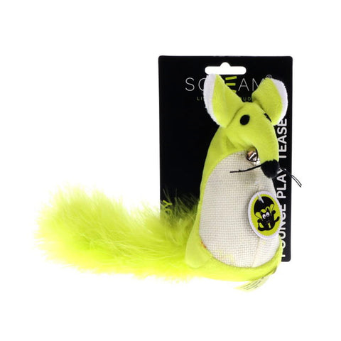 Scream Fatty Mouse 13cm Cat Toy