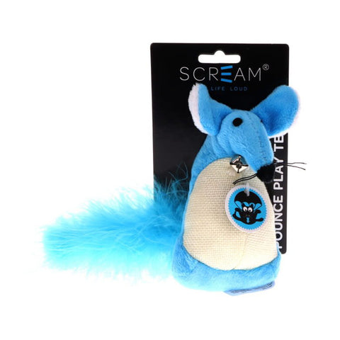 Scream Fatty Mouse 13cm Cat Toy