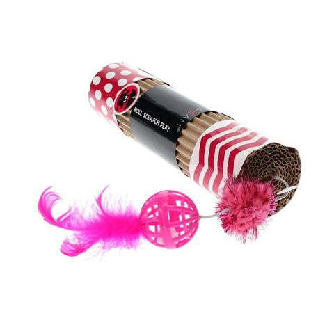 Scream Cardboard Roller 24cm Cat Toy