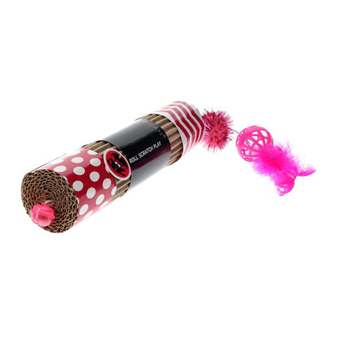 Scream Cardboard Roller 24cm Cat Toy