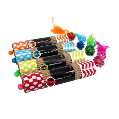 Scream Cardboard Roller 24cm Cat Toy