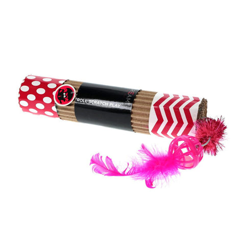 Scream Cardboard Roller 24cm Cat Toy