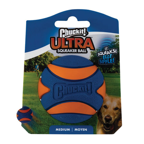 Chuckit Ultra Squeaker Ball Dog Toy 1pk