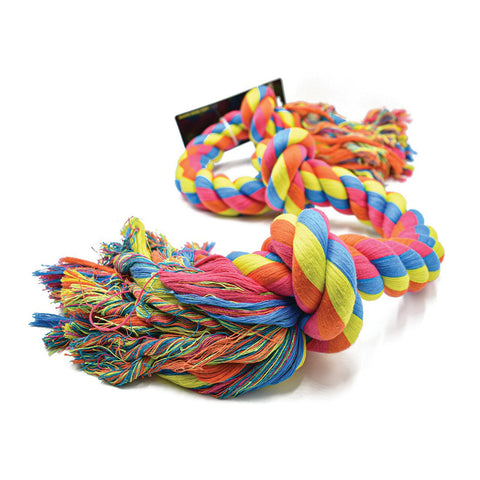 Scream Jumbo 3-Knot Rope 120cm Dog Toy