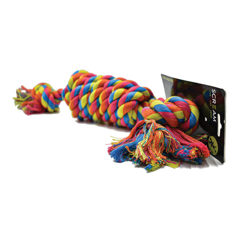 Scream Rope Bonbon Tug 51cm Dog Toy