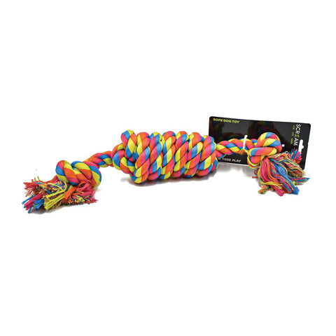 Scream Rope Bonbon Tug 51cm Dog Toy