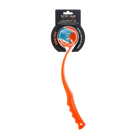 Scream Ball Launcher Dog Toy