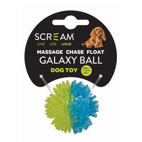 Scream Galaxy Ball Dog Toy