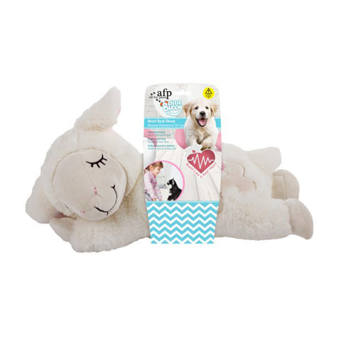 AFP Little Buddy Heart Beat Sheep Comfort Dog Toy