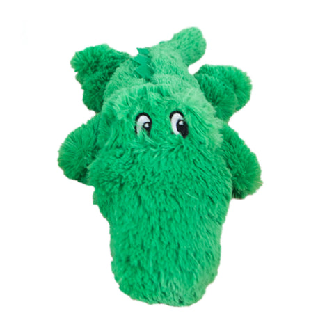 Yours Droolly Cuddlies Green Croc Dog Toy Small