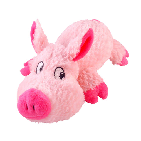 Yours Droolly Cuddlies Pink Pig Dog Toy