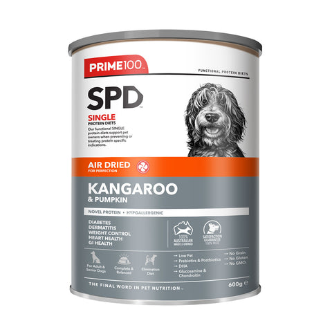 Prime100 SPD Air Dried Kangaroo & Pumpkin Adult Dry Dog Food