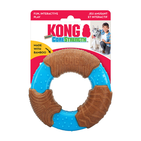 KONG Core Strength Bamboo Ring Dog Toy Large