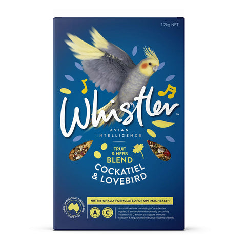 Whistler Cockatiel & Lovebird Fruit & Herb Blend 1.2kg