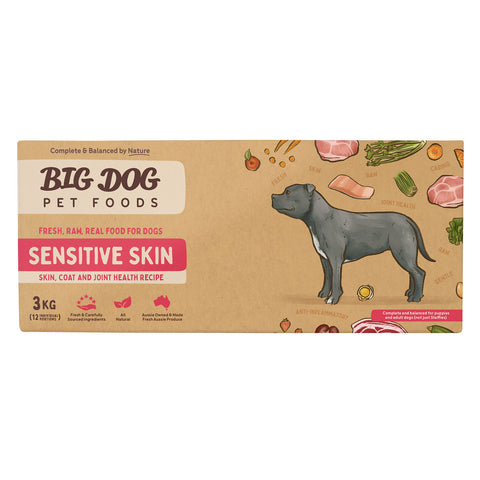 Big Dog Sensitive Skin Raw Dog Food 3kg