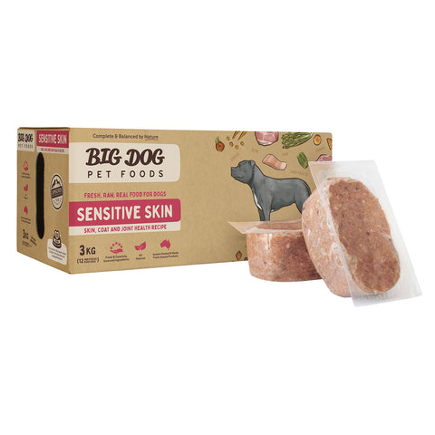 Big Dog Sensitive Skin Raw Dog Food 3kg