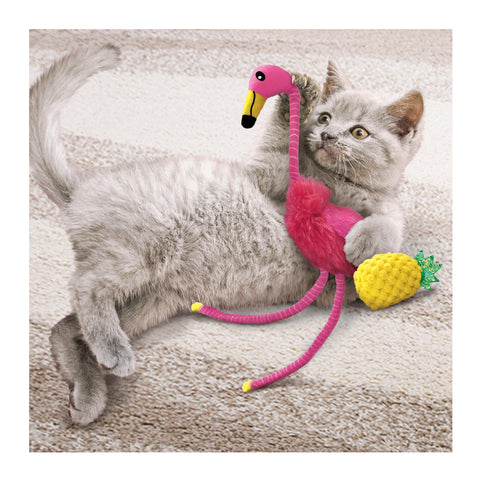 KONG Tropics Flamingo Cat Toy