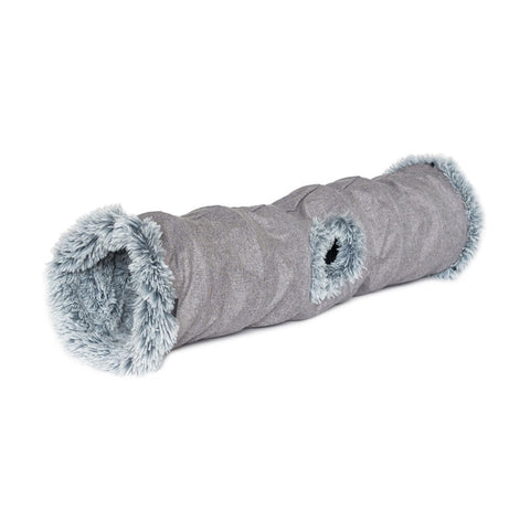 Superior Pet Goods Cat Tunnel Dove Grey