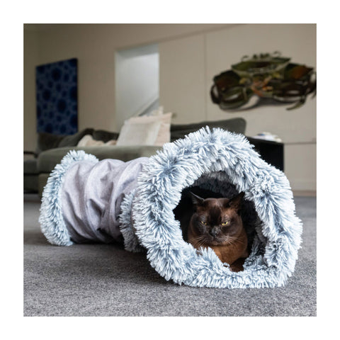 Superior Pet Goods Cat Tunnel Dove Grey