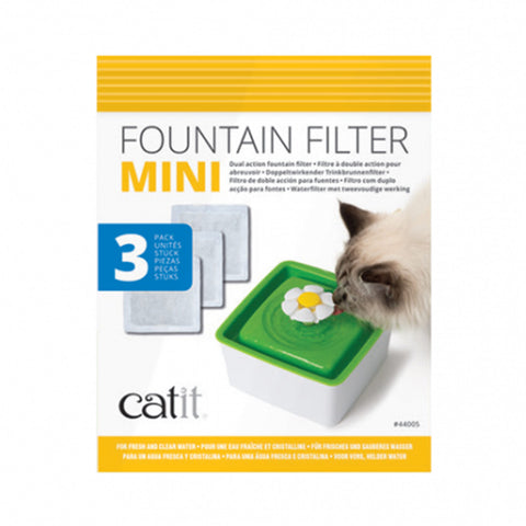 Catit 2.0 Senses Flower Water Fountain Mini Filters 3pk