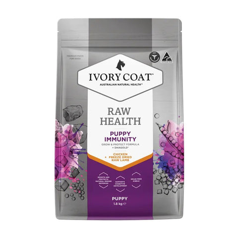 Ivory Coat Raw Health Puppy Immunity Puppy Dry Dog Food