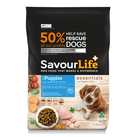 SavourLife Essentials Chicken with Veggies & Rice Puppy Dry Dog Food