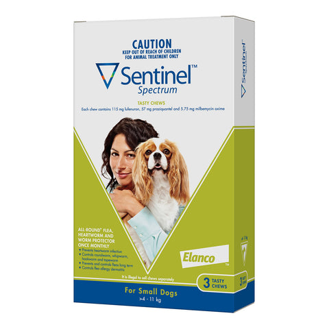 Sentinel Spectrum for Small Dogs 4-11kg