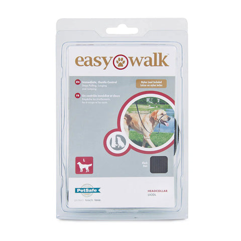 PetSafe Easy Walk Headcollar and Leash Black