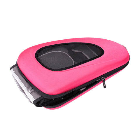 Ibiyaya 5-in-1 Combo Eva Pet Carrier & Stroller Hot Pink