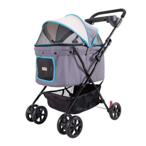 Ibiyaya Easy Strolling Pet Buggy Simple Grey