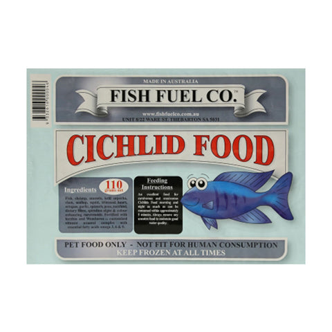 Fish Fuel Co Cichlid Frozen Fish Food 110g