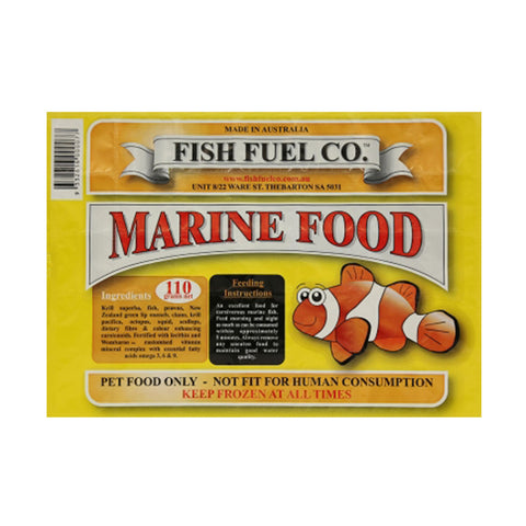 Fish Fuel Co Marine Frozen Fish Food 110g